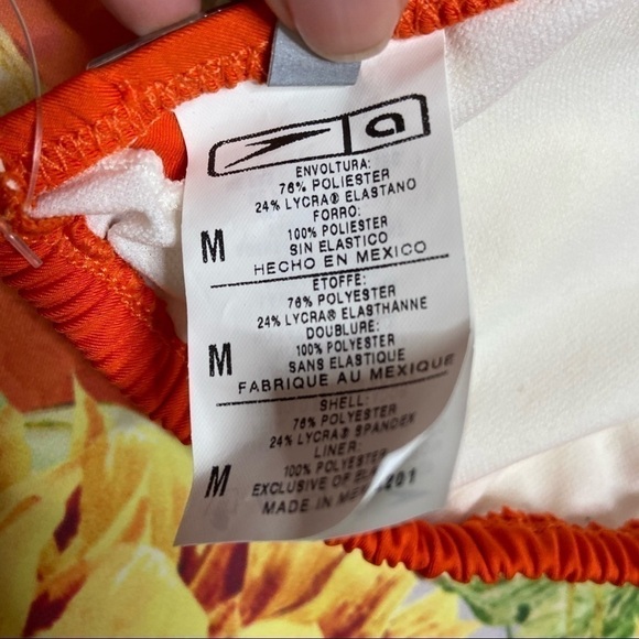 NWT Axcelerate Triangle Bikini Top - Orange - M Speedo - Picture 6 of 9